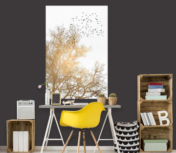 3D Sunny Forest 150 Boris Draschoff Wall Sticker