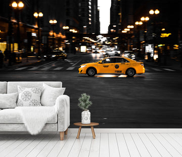 3D Action Street Car 089 Vehicle Wall Murals