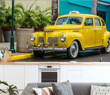 3D Asphalt Automobile 099 Vehicle Wall Murals