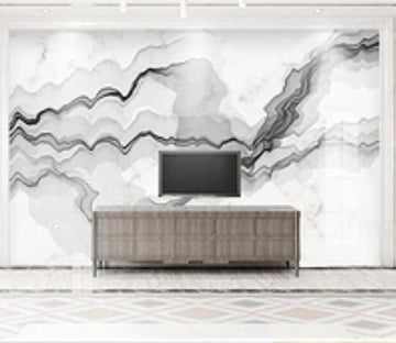 3D Black Wave 622 Wall Murals Wallpaper AJ Wallpaper 2 