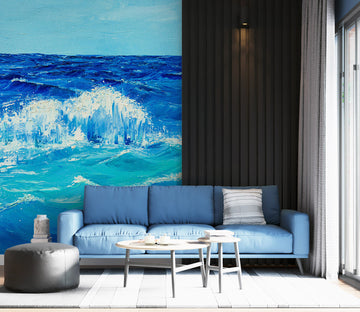 3D Waves 1858 Marina Zotova Wall Mural Wall Murals
