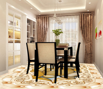3D Yellow Stone WG048 Floor Mural Wallpaper AJ Wallpaper 2 