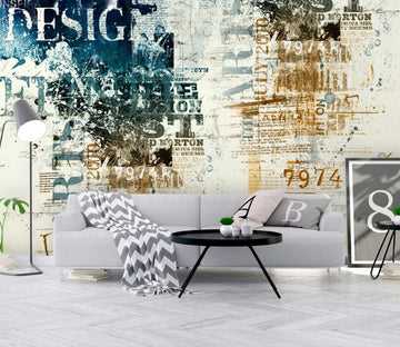 3D Retro Poster 493 Wall Murals