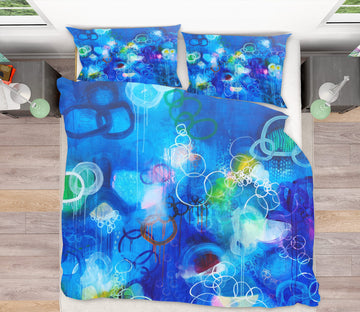 3D Blue Fantasy Style 1131 Misako Chida Bedding Bed Pillowcases Quilt Cover Duvet Cover