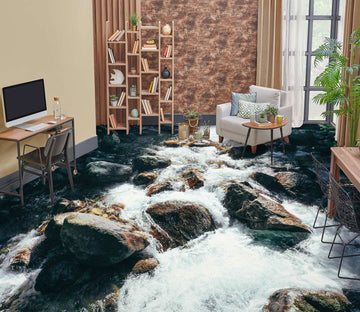 3D The Flowing Water Of Hope 1078 Floor Mural  Wallpaper Murals Self-Adhesive Removable Print Epoxy