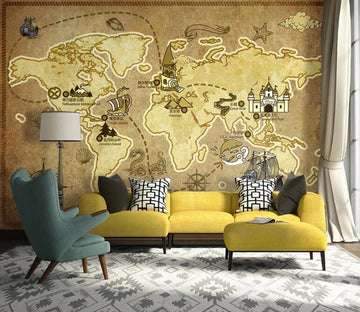 3D Global Route 345 Wall Murals Wallpaper AJ Wallpaper 2 