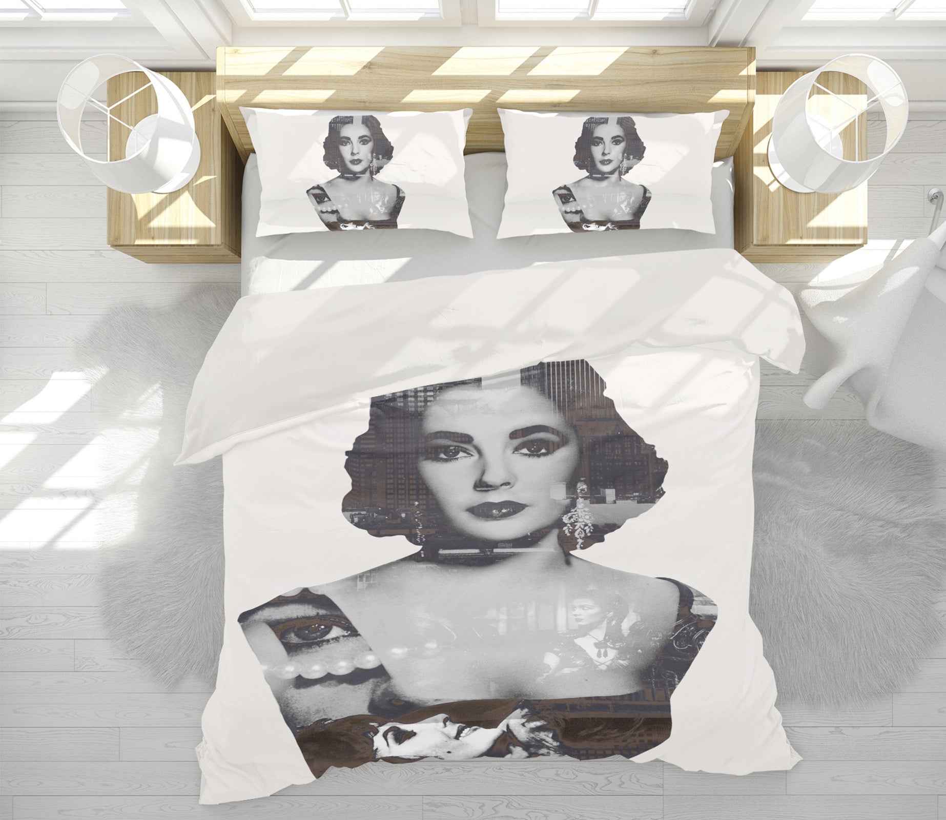 3D Curly Girl 2004 Marco Cavazzana Bedding Bed Pillowcases Quilt