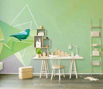 3D Geometric Bird WG35 Wall Murals Wallpaper AJ Wallpaper 2 