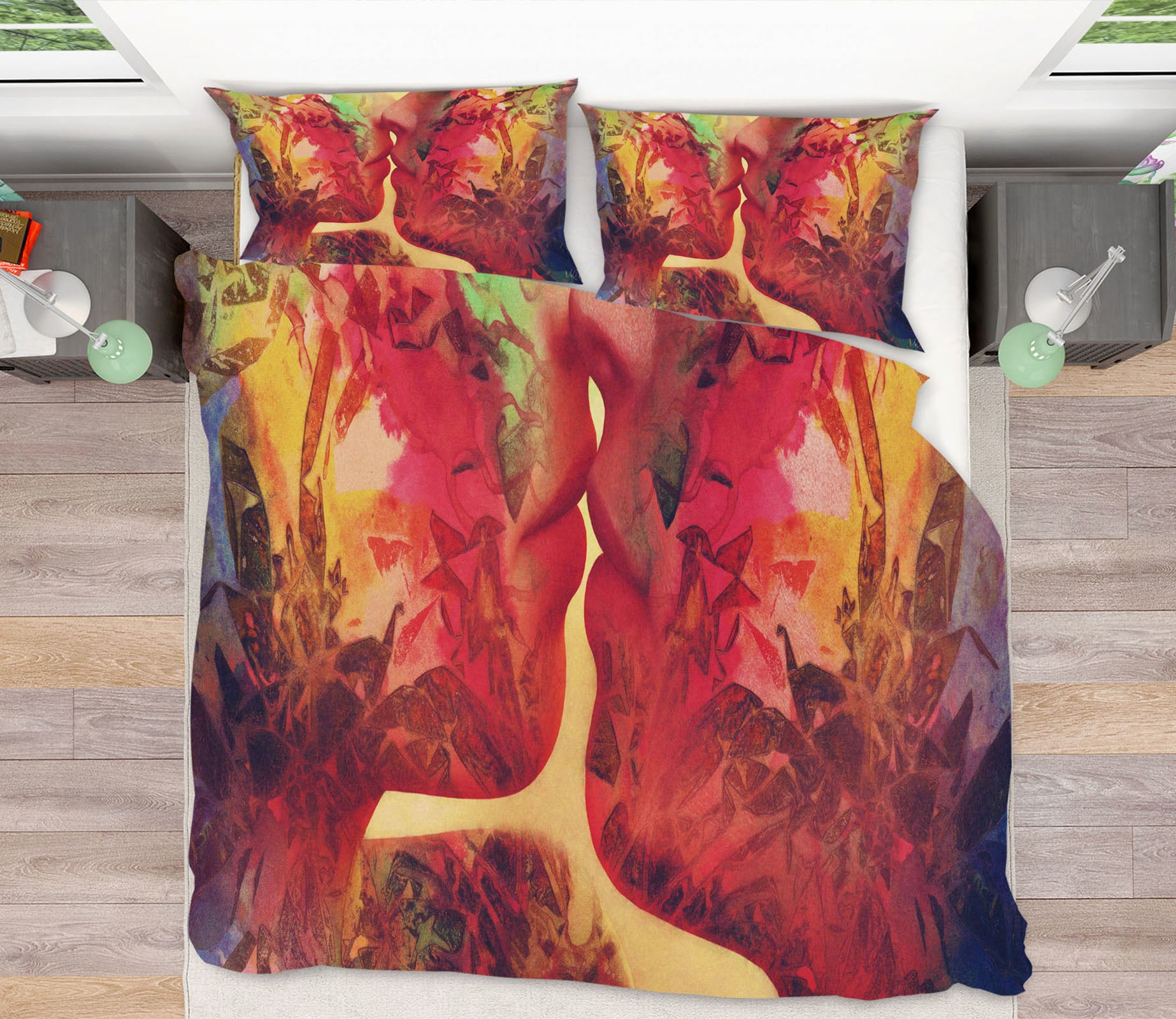 3D Graffiti Love 2005 Marco Cavazzana Bedding Bed Pillowcases Quilt