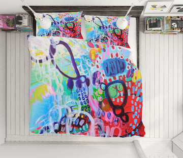3D Painted Graffiti 1154 Misako Chida Bedding Bed Pillowcases Quilt Cover Duvet Cover