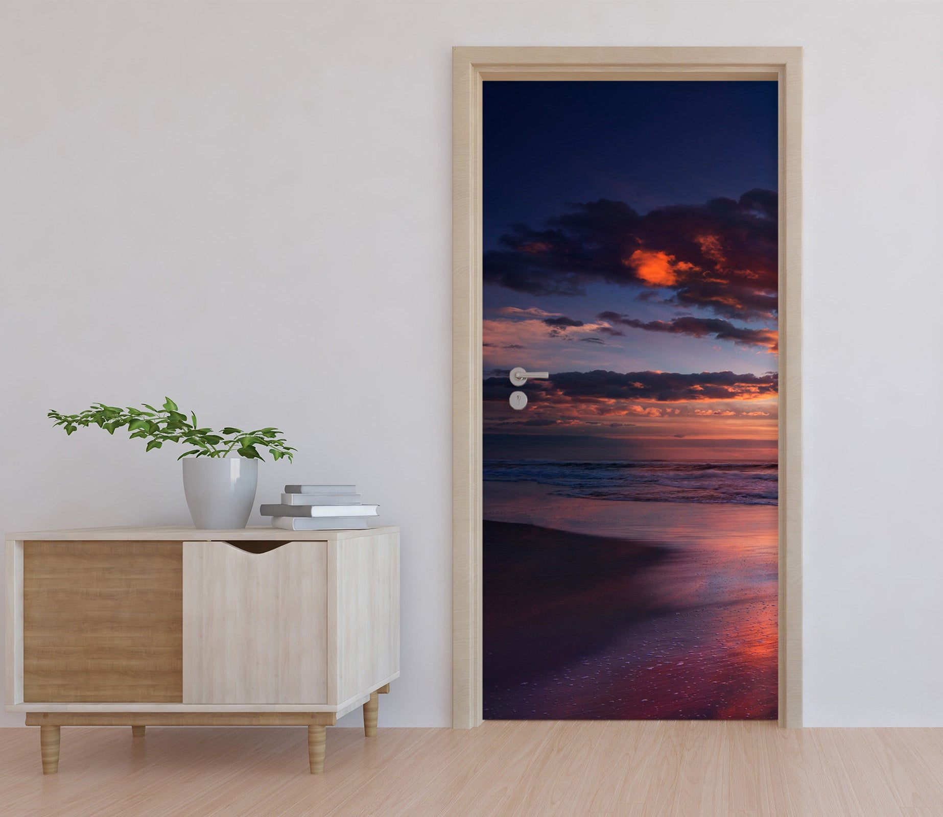 3D Sky Beach 122133 Marco Carmassi Door Mural