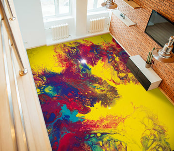 3D Color Paint Texture 98205 Valerie Latrice Floor Mural  Wallpaper Murals Self-Adhesive Removable Print Epoxy