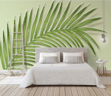 3D Art Green Leaf WC83 Wall Murals Wallpaper AJ Wallpaper 2 
