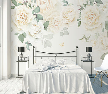 3D Yellow Rose WG130 Wall Murals