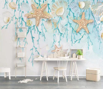 3D Starfish Shell WC474 Wall Murals