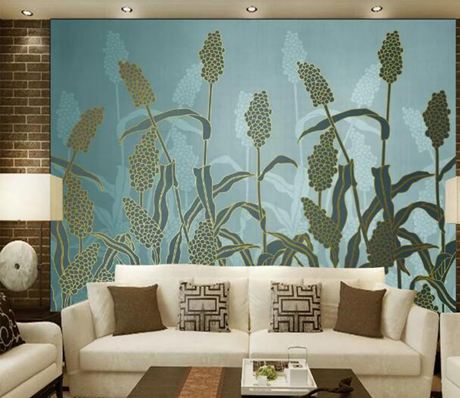 3D Grass Pattern WC1103 Wall Murals