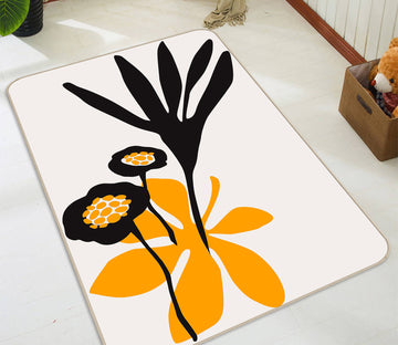 3D Blossom Beauty 1014 Boris Draschoff Rug Non Slip Rug Mat