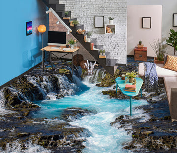 3D Convergence Of Water 1466 Floor Mural  Wallpaper Murals Self-Adhesive Removable Print Epoxy
