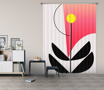 3D Rainbow Rain 1102 Boris Draschoff Curtain Curtains Drapes