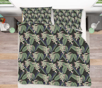 3D Leaf Pattern 10985 Kashmira Jayaprakash Bedding Bed Pillowcases Quilt