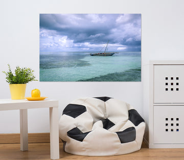 3D Sea Boat 152 Marco Carmassi Wall Sticker