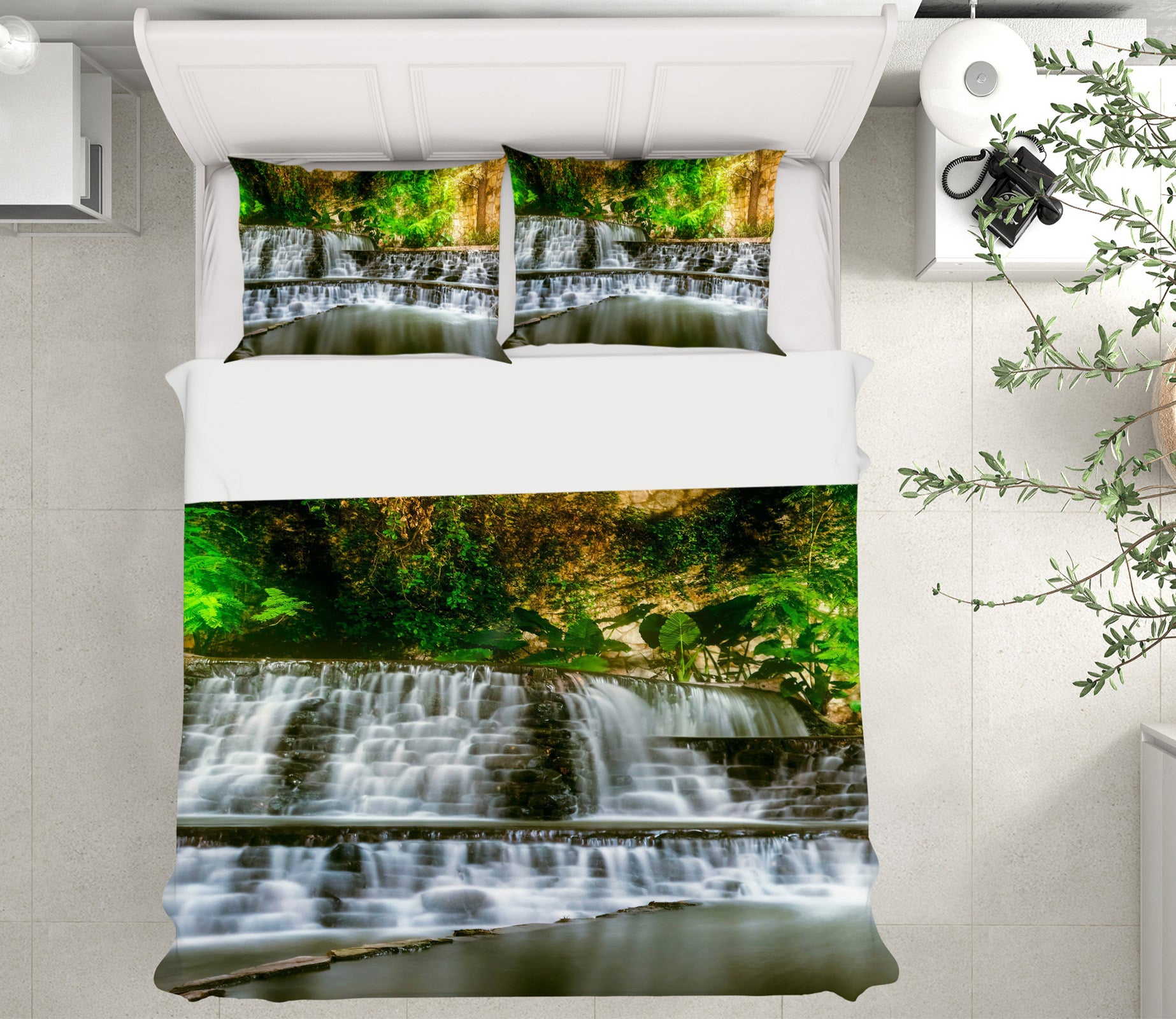 3D Fall Grotto 8554 Beth Sheridan Bedding Bed Pillowcases Quilt