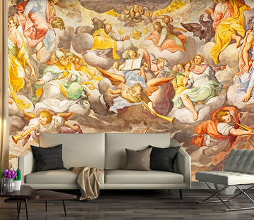3D Devout People 1604 Wall Murals