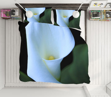 3D Calla Flower 2129 Kathy Barefield Bedding Bed Pillowcases Quilt