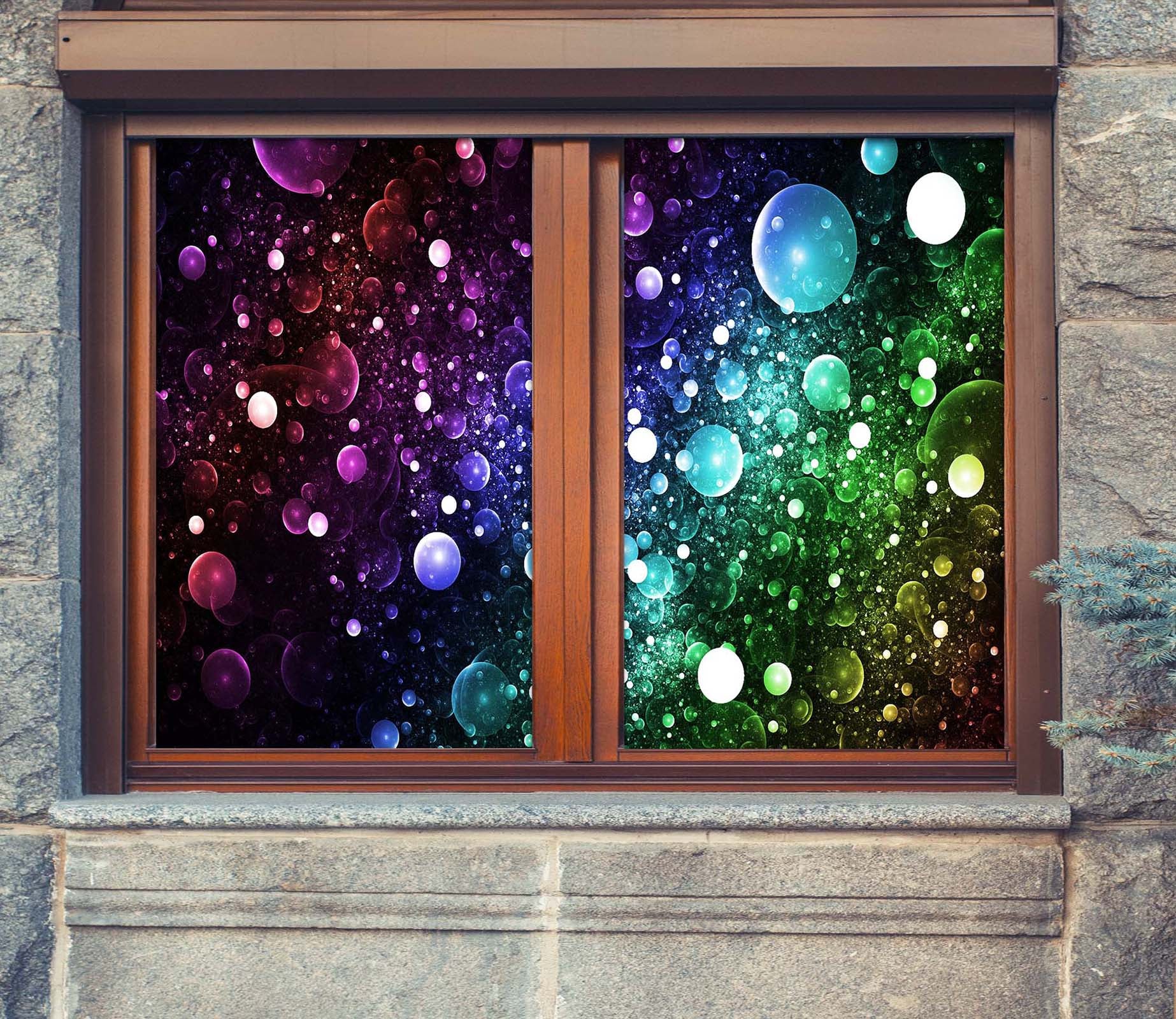 3D Cosmic Starry Sky 253 Window Film Print Sticker Cling Stained Glass UV Block