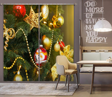 3D Tree Pendant 53092 Christmas Curtains Drapes Xmas