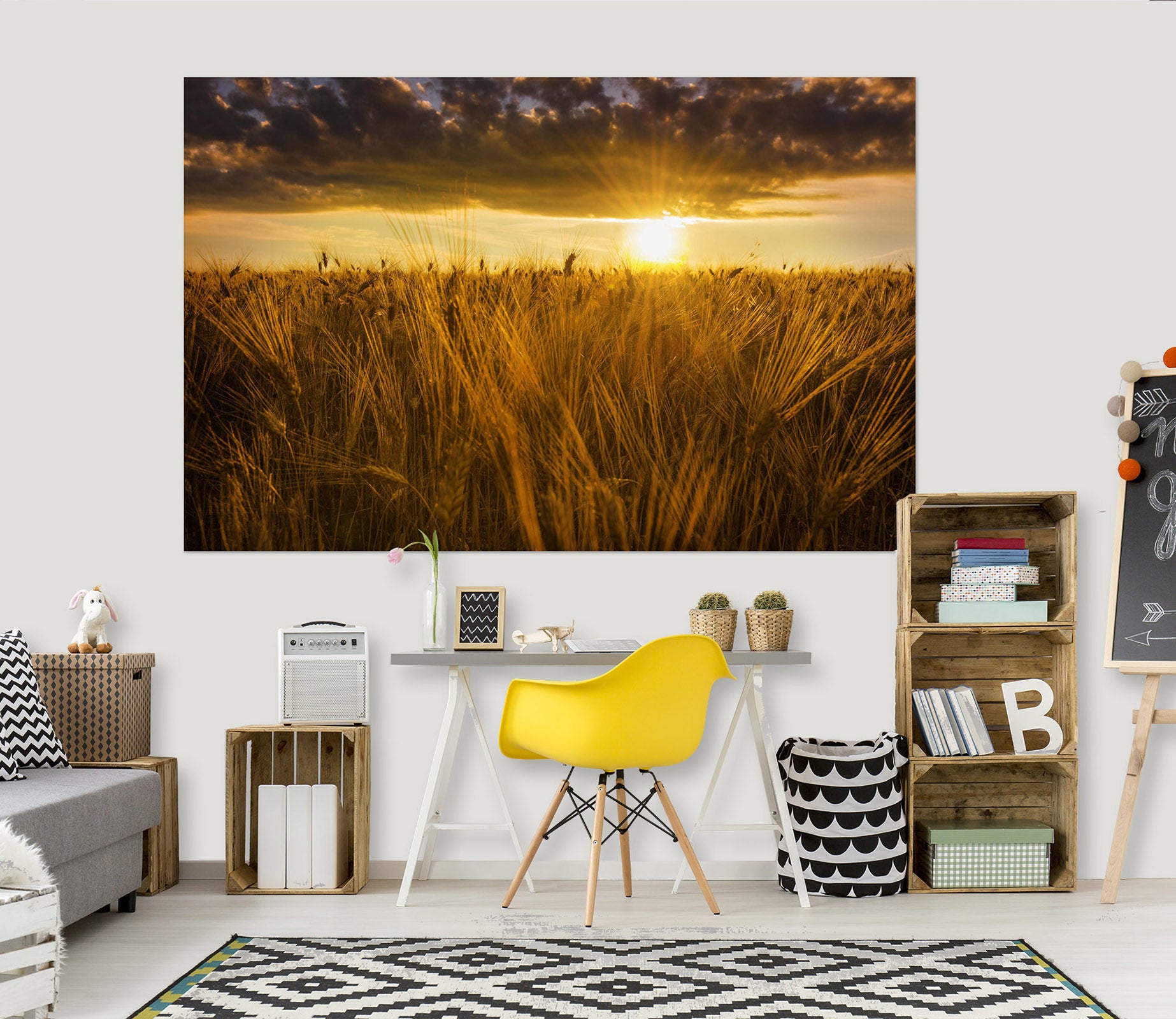 3D Morning Light 141 Marco Carmassi Wall Sticker