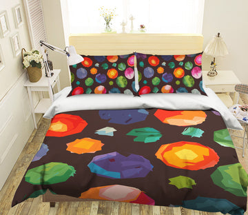 3D Colorful Balloons 2001 Shandra Smith Bedding Bed Pillowcases Quilt