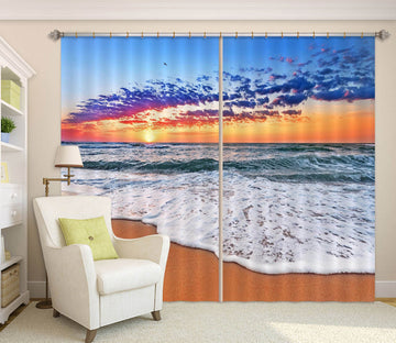 3D Beach Water 128 Curtains Drapes Wallpaper AJ Wallpaper 