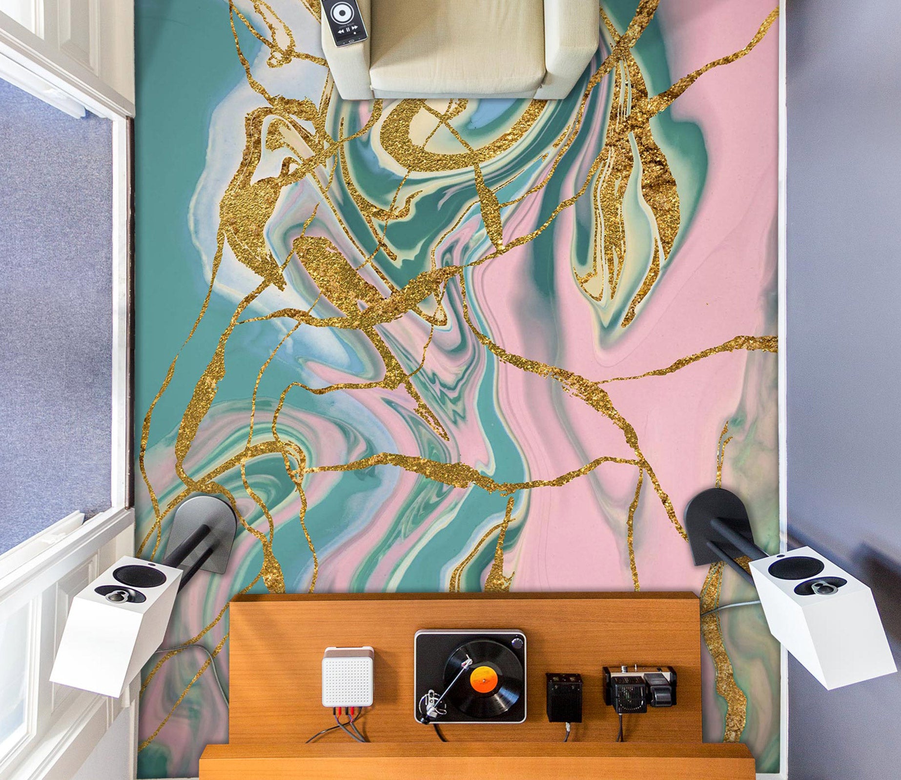 3D Sophisticated And Gorgeous 1200 Floor Mural  Wallpaper Murals Self-Adhesive Removable Print Epoxy