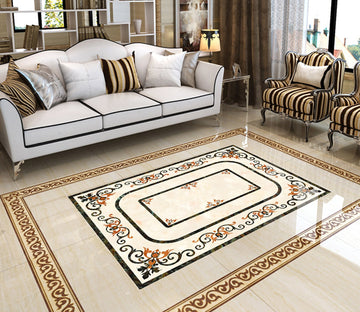 3D Rectangular Pattern WG704 Floor Mural Wallpaper AJ Wallpaper 2 