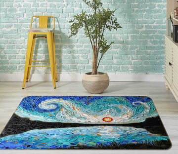 3D Eye Of The Sky 1049 Dena Tollefson Rug Non Slip Rug Mat