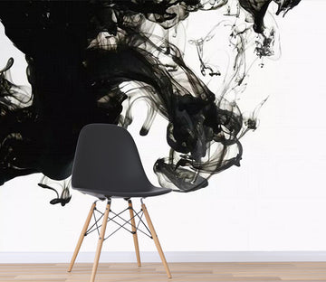 3D Black Ink WC362 Wall Murals