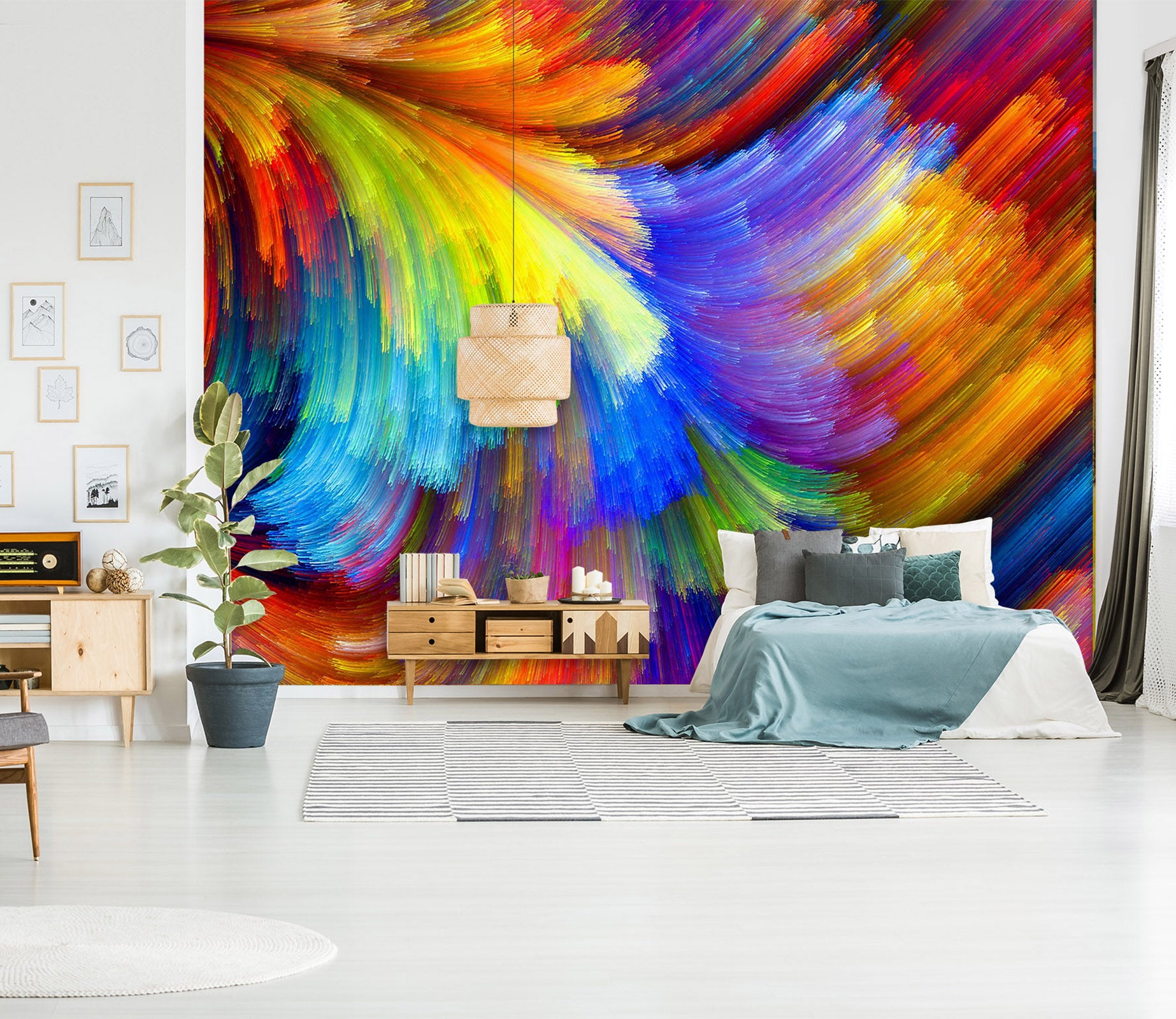 3D Color Graffiti 1685 Wall Murals