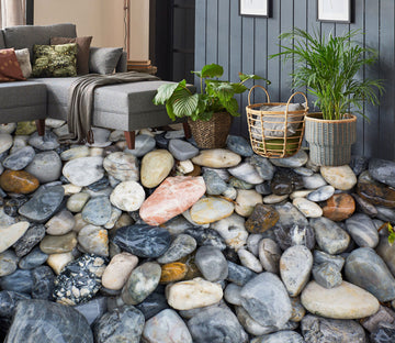 3D Elegant Pebble Color 639 Floor Mural  Wallpaper Murals Rug & Mat Print Epoxy waterproof bath floor