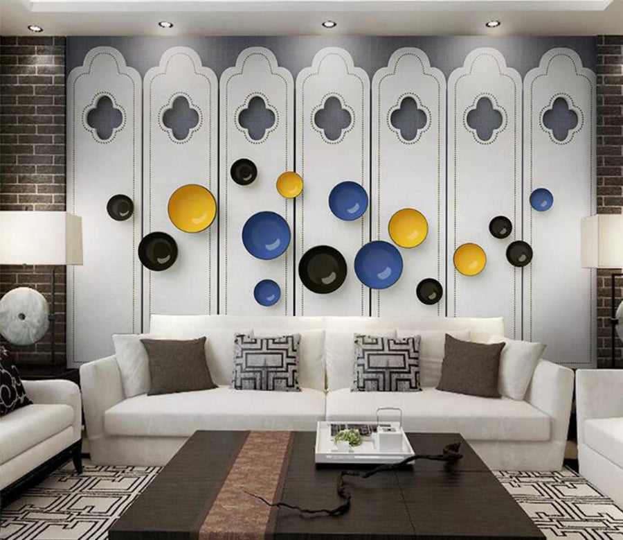 3D Color Plate WC157 Wall Murals