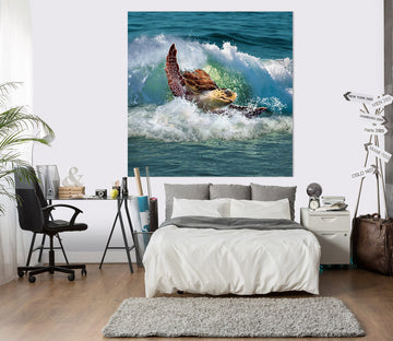 3D Sea Turtle 023 Jerry LoFaro Wall Sticker