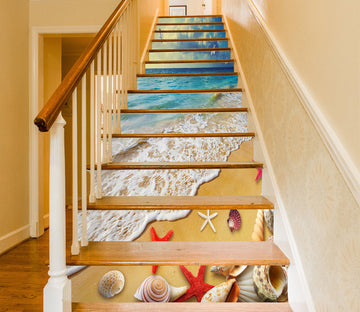 3D Healing Beach 032 Stair Risers