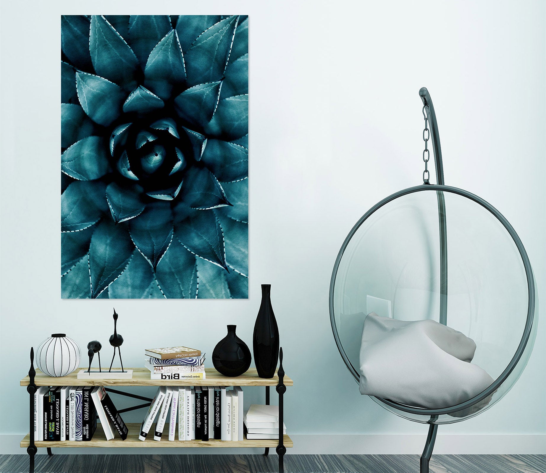 3D Cactus 012 Boris Draschoff Wall Sticker