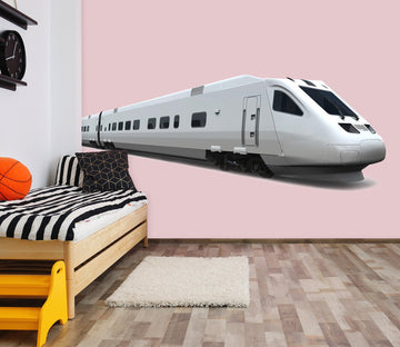 3D White Train 0028 Vehicles Wallpaper AJ Wallpaper 