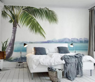 3D Coconut Tree 142 Wall Murals Wallpaper AJ Wallpaper 2 