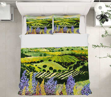 3D Wildflower Ridge 1010 Allan P. Friedlander Bedding Bed Pillowcases Quilt