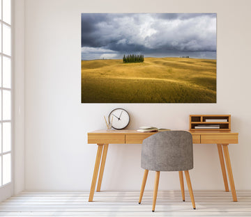 3D Yellow Desert 178 Marco Carmassi Wall Sticker