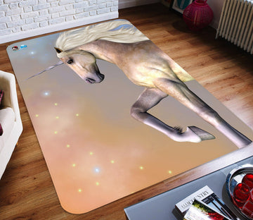 3D Half Body Unicorn 89 Non Slip Rug Mat Mat AJ Creativity Home 