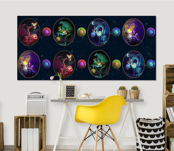 3D Dinosaur Eggs 107 Rose Catherine Khan Wall Sticker