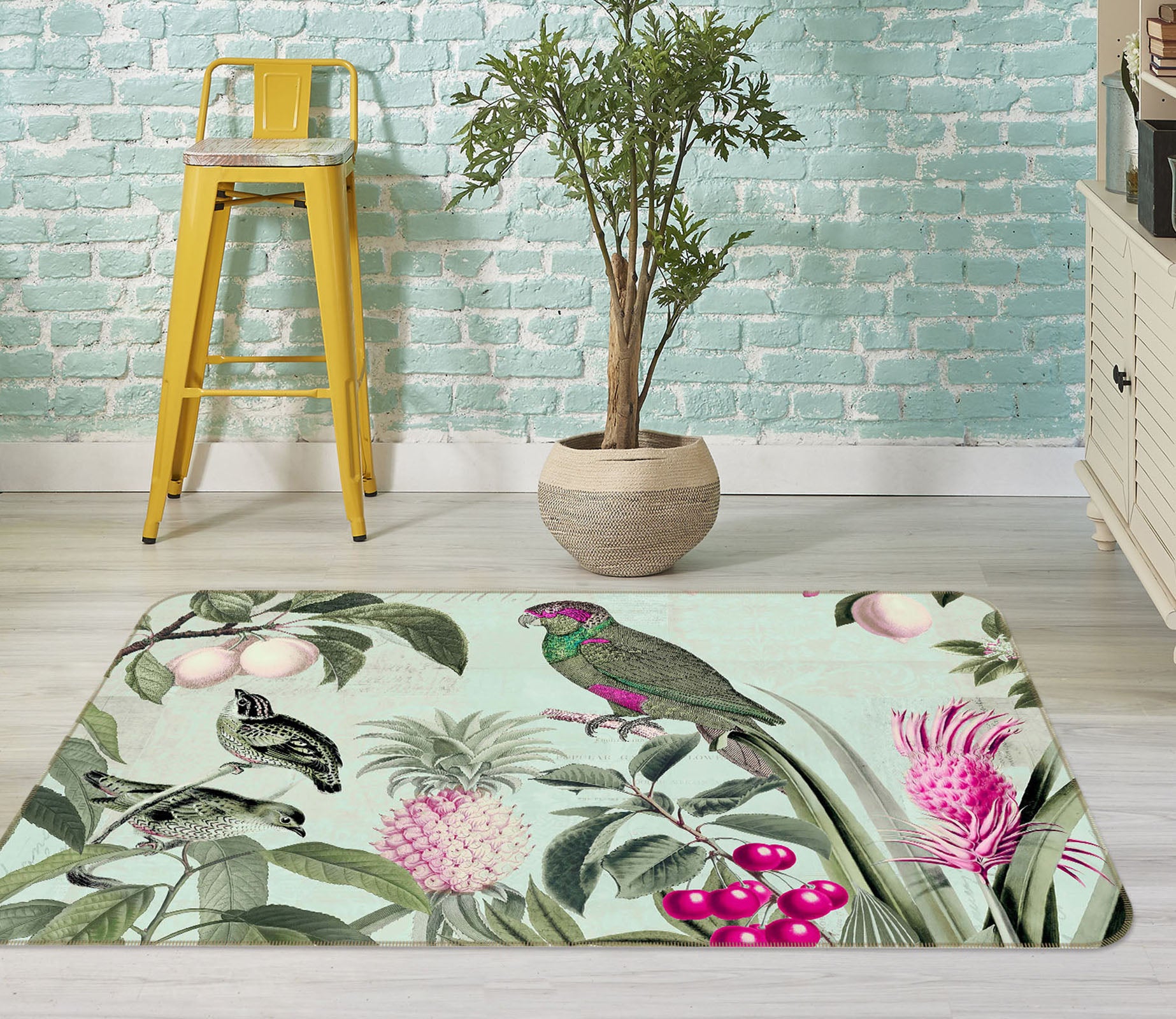 3D Fruit Paradise 1019 Andrea haase Rug Non Slip Rug Mat